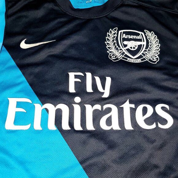 Henry Arsenal 2011 2012 Long Sleeve Away Soccer Jersey Shirt L SKU# 423984-472 - Picture 3 of 9